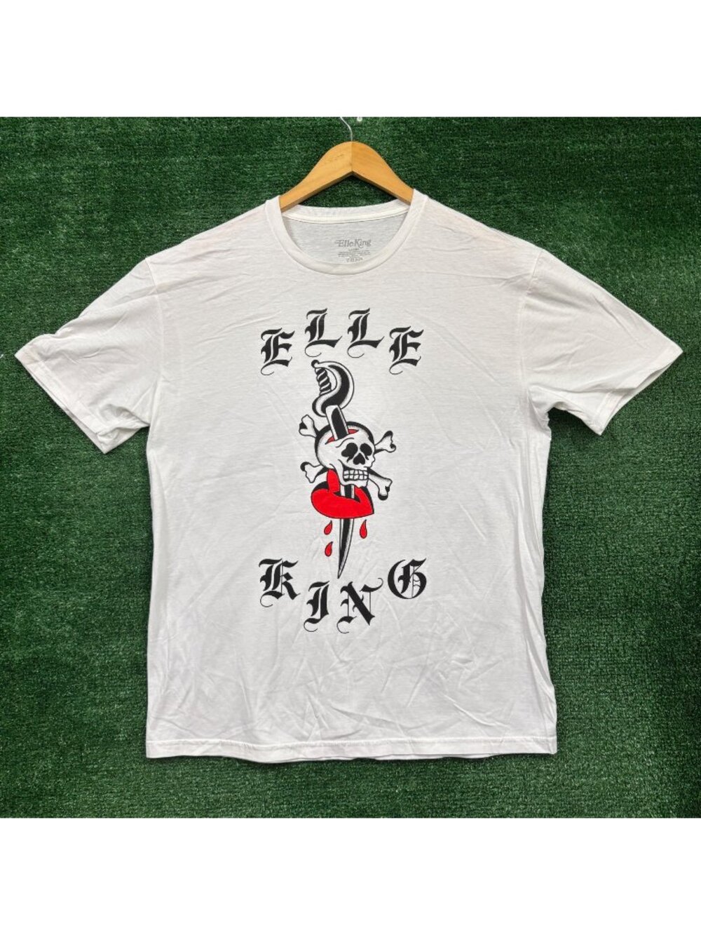 Elle King Skull and Dagger Concert A-FREAKIN-MEN Tour T-Shirt Size Large